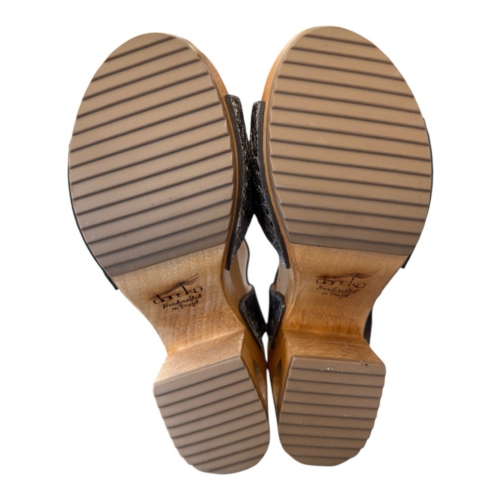 Dansko Women's Odele - Denim Metallic Leather size 41 / 10.5 - Picture 7 of 8
